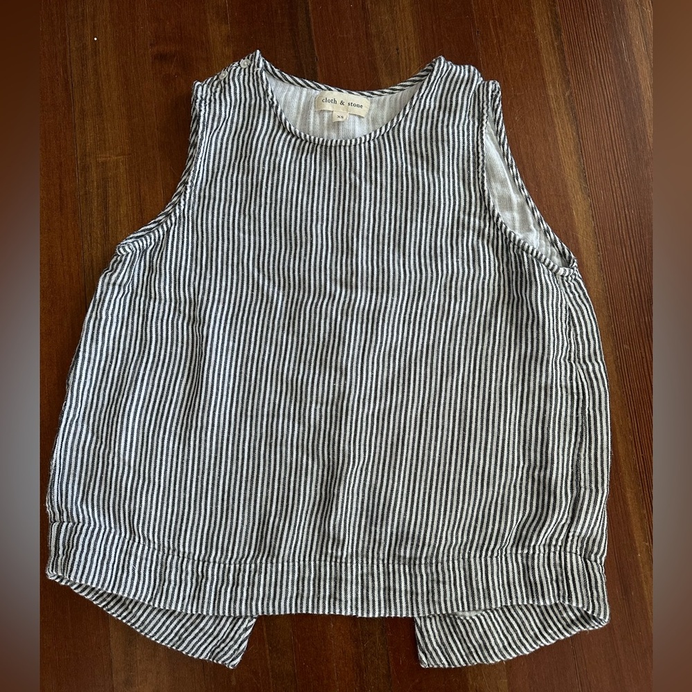 Anthropologie Cloth & Stone striped linen top